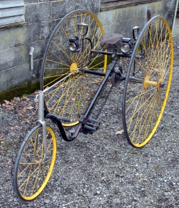 Plectocycle tricycle, 1884. Courtesy of oldbike.eu.