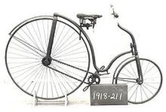 McCammon safety bicycle, 1884. Science Museum via Wikimedia Commons.